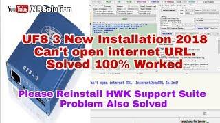 UFS 3 Hwk 2018 Can't open internet URL Solved