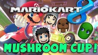 MARIO KART 8! Mushroom Cup 100CC with Hat Films & Kim!