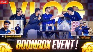 BoomBox Event Hyd 2025 Vlog  Ft. @raftaarmusic  @Jokerkihavelii  @Nikhita  - Telugu Vlogs