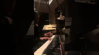 Recorded live piano for the new song 