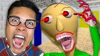 ESCAPE CRAZY TEACHER AT SCHOOL (Baldi's Basics Game)