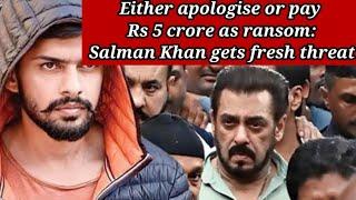 Another death threat to Salman Khan | Salman Khan Vs Lawrence Bishnoi • Shaheen news english