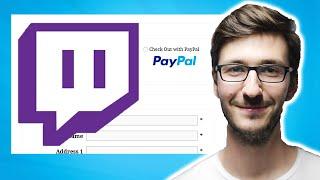 How to Set Up PayPal Donations on Twitch (+ Normal Donations)