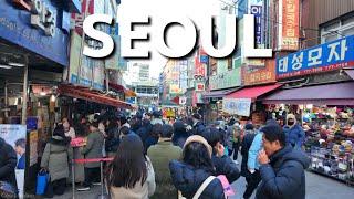 SEOUL KOREA | Tour the best traditional markets in Seoul | namdaemun market | 4k