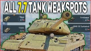 War Thunder Weak Spots Guide: Dominate All 7.7 BR Vehicles