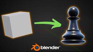 Model a Pawn in Blender in 30 Seconds!