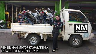 Beli motor kawasaki Dapat apa aja yah?dan proses pengiriman KlX 150 G &  D'tracker 150 SE..Kerennn!!