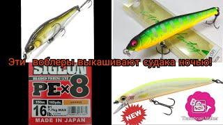 Эти воблеры выкашивают судака ночью! Обзор Jackall Lill Bill Wild, Megabass X-80Jr, Great Hunting70