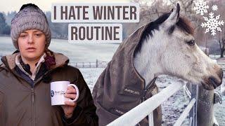 Winter Morning Routine of a *Burntout* Equestrian