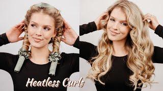 NEW Heatless Curls Tutorial! (BETTER Results) 