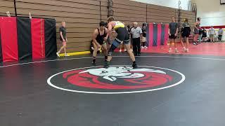 Cons. Round 3 - Diego Castillo (Hughson) won by fall over Austin Wuerthner (USA Gold) (Fall 3:36)