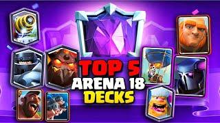 Arena 18 TOP 5 Best Clash Royale Decks LADDER MID LADDER CYCLE Deck Clash Royale Deck(March)2025