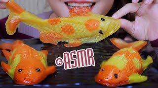 ASMR Chinese fish cake , CHEWY STICKY EATING SOUNDS | LINH-ASMR