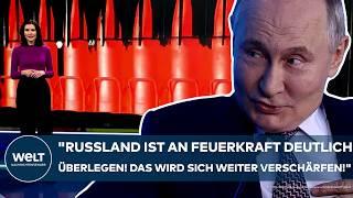 PUTINS KRIEG: "Russland ist an Feuerkraft deutlich überlegen! Das wird sich weiter verschärfen!"