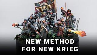 A New Method to Paint:—Reactivation Rust with New Krieg Command Squad! #WarhammerCommunity