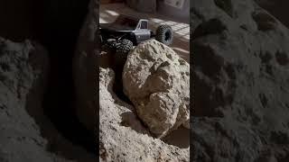 Scx24 Creepin through the rocks #scx24 #axial #rc #chevy #4x4 #rockcrawler