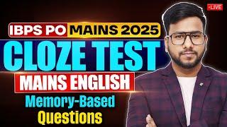 IBPS PO MAINS English 2025 | Mains Level Cloze Test | Mains Cloze Test | Cloze Test | Varun Chitra