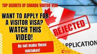 Canada Visitor Visa Refusal Reasons 2023 | Canada Visitor Visa 2024 | Canada Visa Refusal Reasons