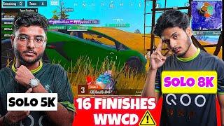 SouL 2 Man 16 Finishes Chicken Dinner In Scrims  SouLSkipz Solo 8K & SouLSaumay Solo 5K  Kiwos Yt