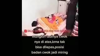 VIRAL, orang gancet tidak bisa lepas