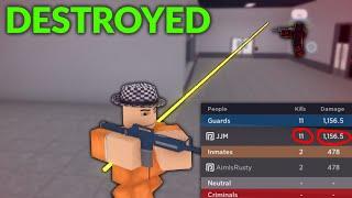 Destroying Toxic Hater Roblox Prison Life