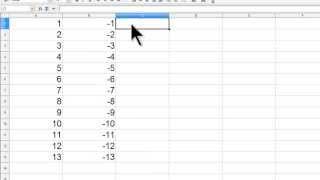 OpenOffice Calc 4 Tutorial 2 - AutoFill - Spreadsheet