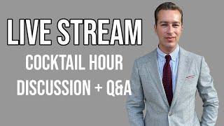 LIVE: Cocktail Hour Discussion + Q&A