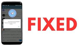 How to Fix Telegram this Message Cannot be displayed ?