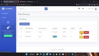 Tutorial CRUD Laravel 9 (Sistem Penjualan)