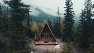 A-FRAME cabin build | START to FINISH | Under $5K