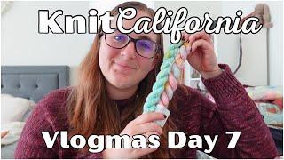 Sweet Shop Blanket Progress - Knit California Vlogmas Day 7