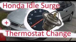 Honda Civic 1996-2000 Idle Surge, Thermostat Change