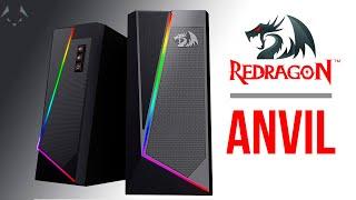 ОБЗОР КОЛОНОК REDRAGON ANVIL \\ ИГРОВЫЕ КОЛОНКИ С ПОДСВЕТКОЙ  REDRAGON ANVIL