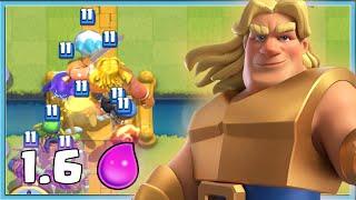  САМЫЙ БЫСТРЫЙ ЗОЛОТОЙ РЫЦАРЬ В МИРЕ! КОЛОДА ЗА 1.6 ЭЛИКСИРА С ЧЕМПИОНОМ / Clash Royale