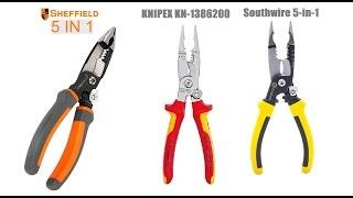 Китайский и Американский аналог KNIPEX KN-1386200. Southwire 5-in-1 и SHEFFIELD 8 inches 5-in-1