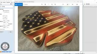 How to Make a Maltese Cross American Flag - Practical Vcarve Pro Tutorials - Episode 2