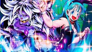ANDROID 21 JUST WENT NUCLEAR WITH BUNNY BULMA'S BUFFS! Dragon Ball Legends