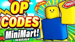 ALL NEW *SECRET* CODES in MINI MART CODES! (Roblox Mini Mart Codes)