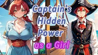 Captain's hidden power as a girl | tg tf transformation gender bender