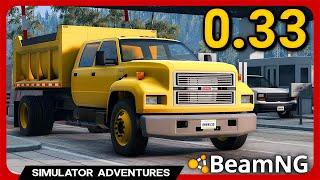 BeamNG 0.33: Unexpectedly HUGE Update!? (New Truck & More!)