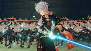 Kazuha VS 99 Hilichurls - Genshin Impact