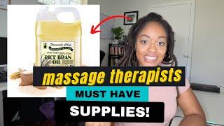 Must-Have Supplies for Massage Therapists | 2022