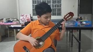 Canary Jig/Canarios - Gaspar Sanz (On classical guitar by 10 y/o Joshua Thomas Macalintal Soliman)