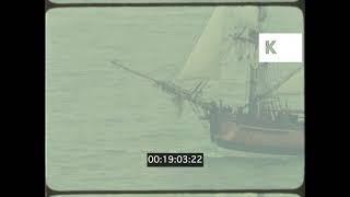 1980s, 1990s Recreation of Galleon Ship, 16mm