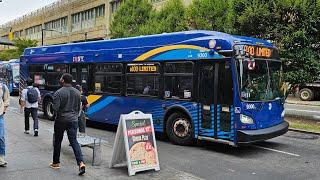 MTA Bus: Onboard 2024 New Flyer XD40 #9300 on the Q100 Limited to Long Island City!