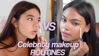 I TRIED CELEBRITY MAKEUP ROUTINES *Ariana Greenblatt, Kendall Jenner*