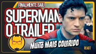 ESSE É O SUPERMAN QUE QUERÍAMOS? NOVO TRAILER CHEIO DE CORES! - REACT - NERD RABUGENTO #10ANOS