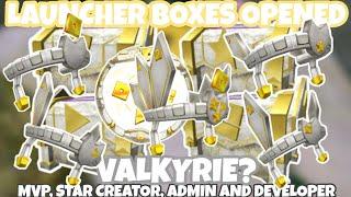 ROBLOX LAUNCHER BOXES OPENED AND LAUNCHER PRO BADGE FINAL PRIZE! (Roblox Metaverse Champions)