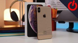 Gold Apple iPhone XS Max unboxing