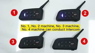 EJEAS V4 Plus | How to Pair Four V4 Plus Intercoms